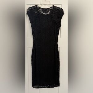 The Clothing Company Black Lace Mini Dress